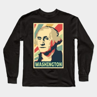 George Washington Vintage Colors Long Sleeve T-Shirt